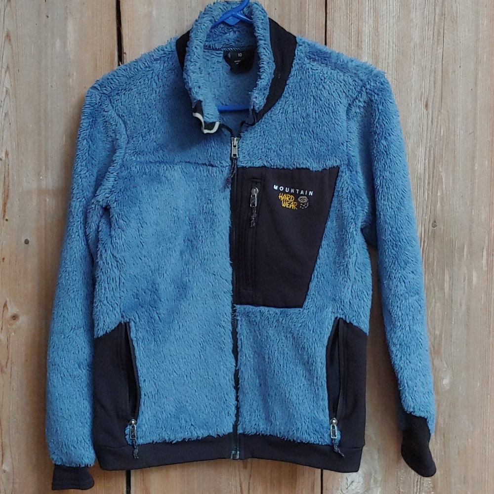 Mountain Hardware Blue fluffy fur sweater